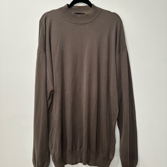 BARACUTA Silk Blend Mockneck Sweater XXLT - Picture 4 of 4